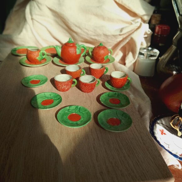 Child's tea set from occupied Japan. - Picture 2 of 6